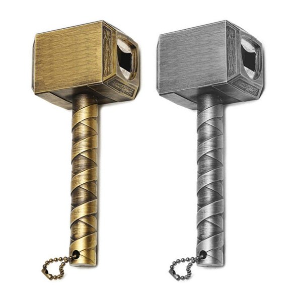Thor Love and Thunder Hammer Mjolnir Inspired Bottle Opener (Silver) - Picture 5 of 5